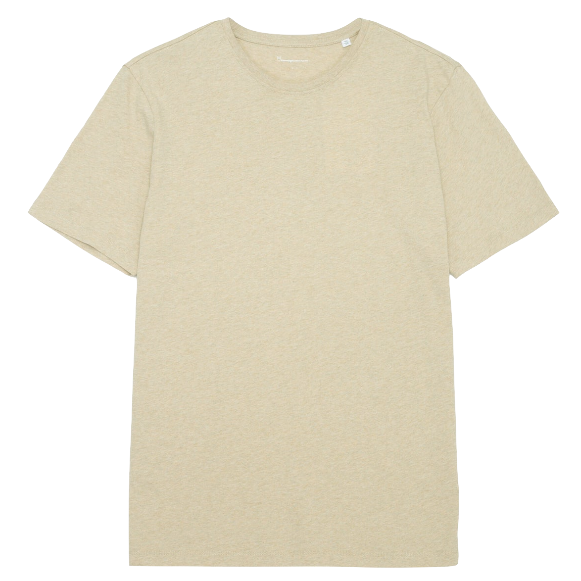 KnowledgeCotton Apparel KnowledgeCotton, Basic T-Shirt, safari melange, L