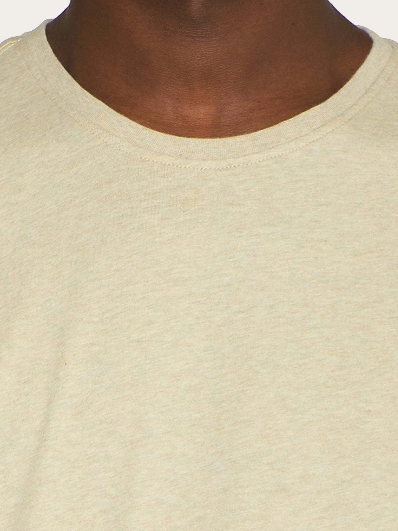 KnowledgeCotton Apparel KnowledgeCotton, Basic T-Shirt, safari melange, XL