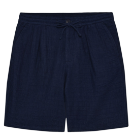 KnowledgeCotton Apparel KnowledgeCotton, Fig Loose Dobby Shorts, indigo, S