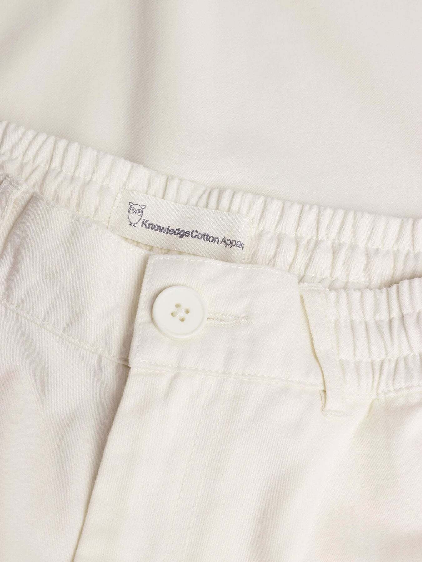 KnowledgeCotton Apparel KnowledgeCotton, Chloe Barrel Chino, egret, XS