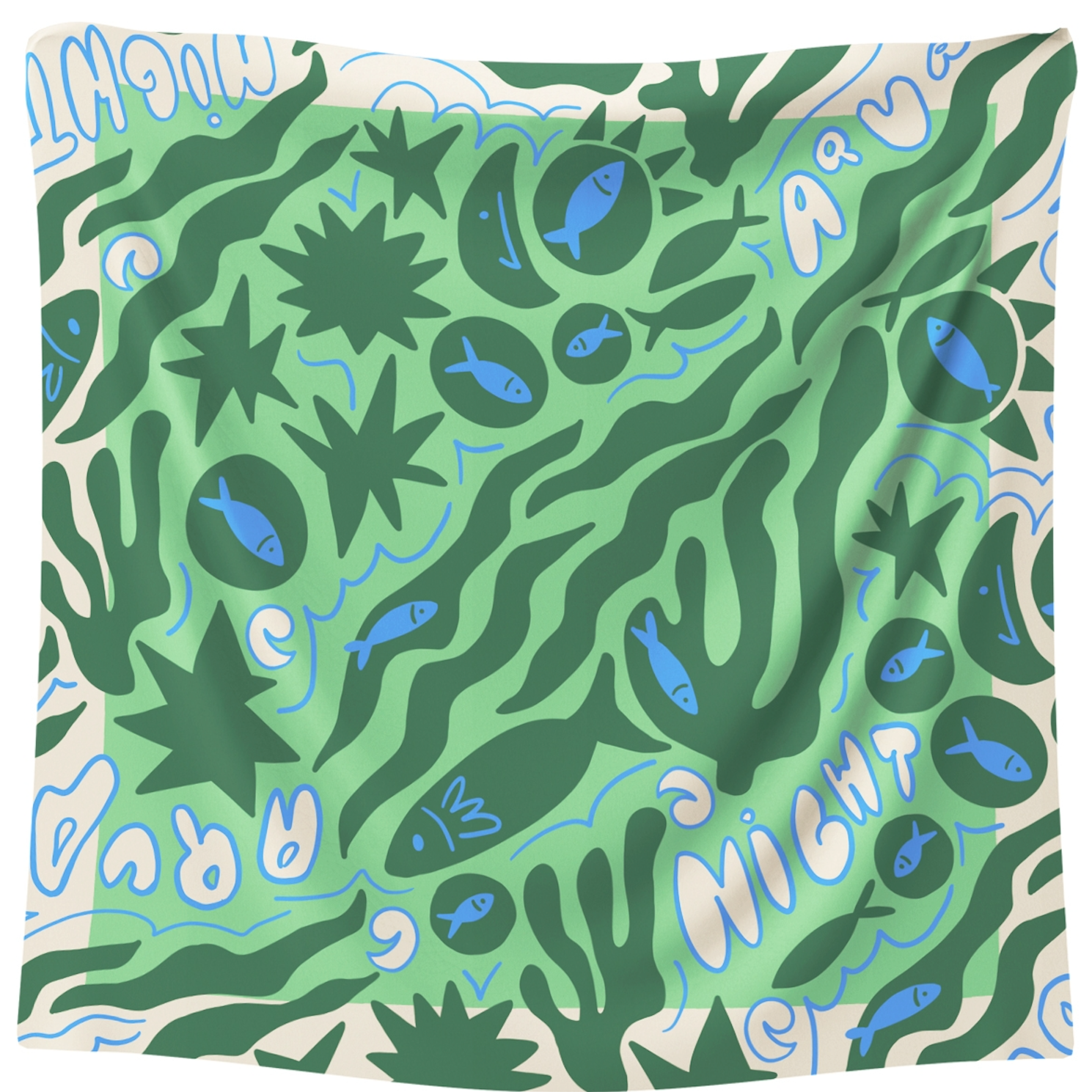 Studio Arde Studio Arde, Medium Scarf, aquanight