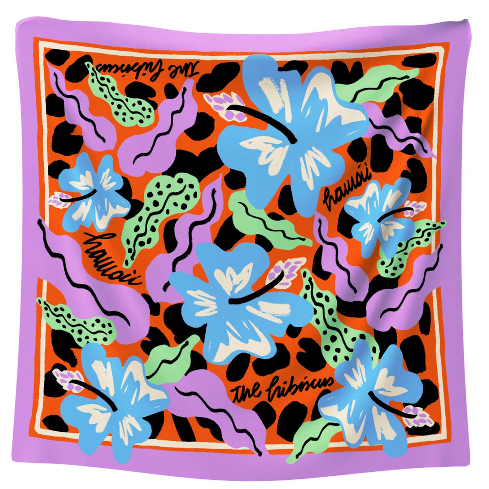 Studio Arde Studio Arde, Medium Scarf, hibiscus