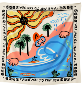 Studio Arde Studio Arde, Medium Scarf, take me to the sea