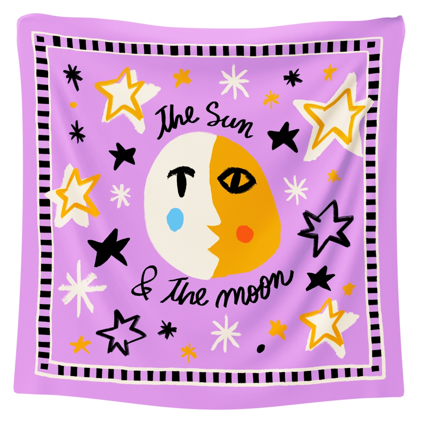 Studio Arde Studio Arde, Medium Scarf, the sun & the moon