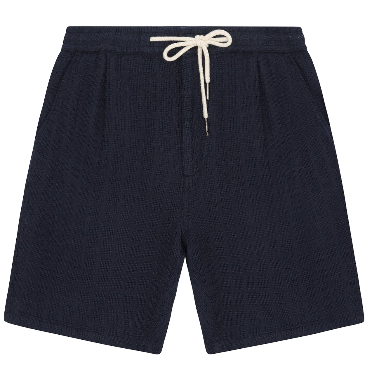 KnowledgeCotton Apparel KnowledgeCotton, Fig Loose Structure Shorts, night sky, M