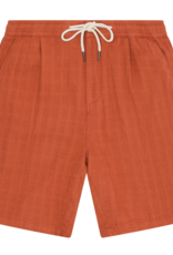 KnowledgeCotton Apparel KnowledgeCotton, Fig Loose Structure Shorts, burnt brick, S