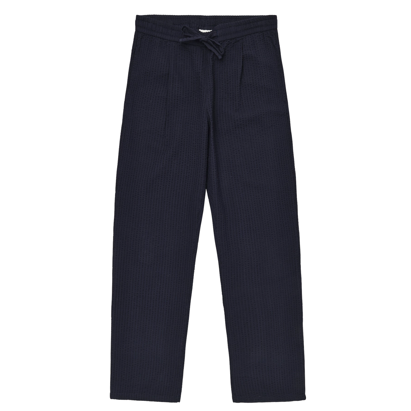 KnowledgeCotton Apparel KnowledgeCotton, Fig Loose Seersucker pants, night sky, L