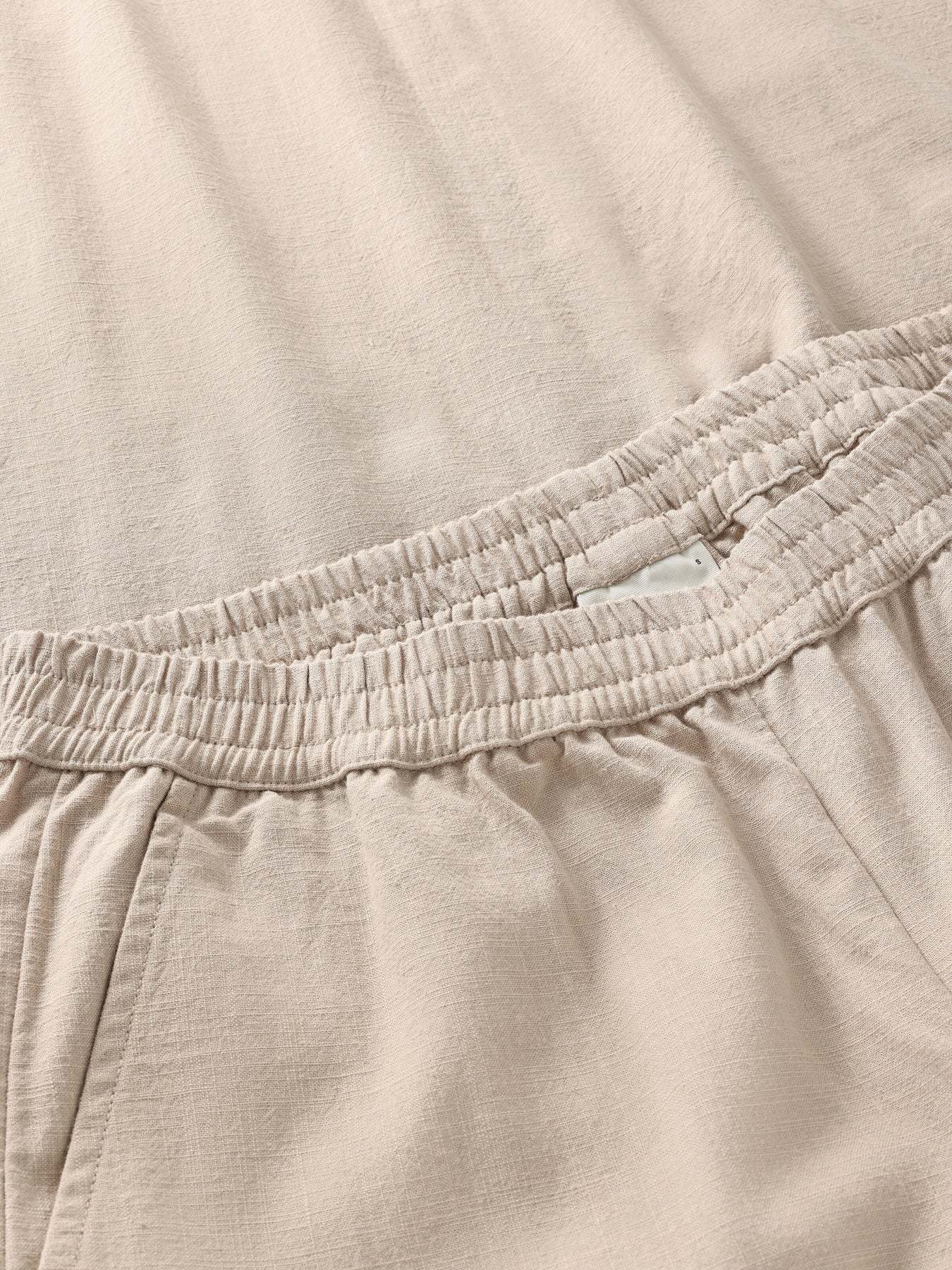 KnowledgeCotton Apparel KnowledgeCotton, Posey Wide Linen Mix Pants, light feather gray, M