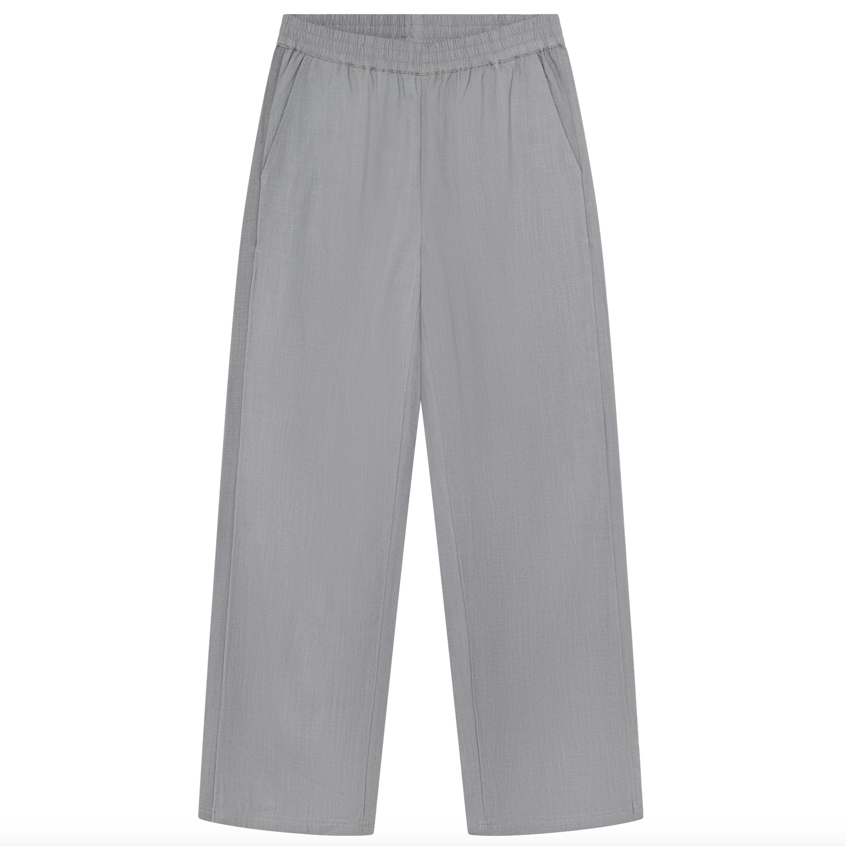 KnowledgeCotton Apparel KnowledgeCotton, Posey Wide Linen Mix Pants, ultimate grey, XS