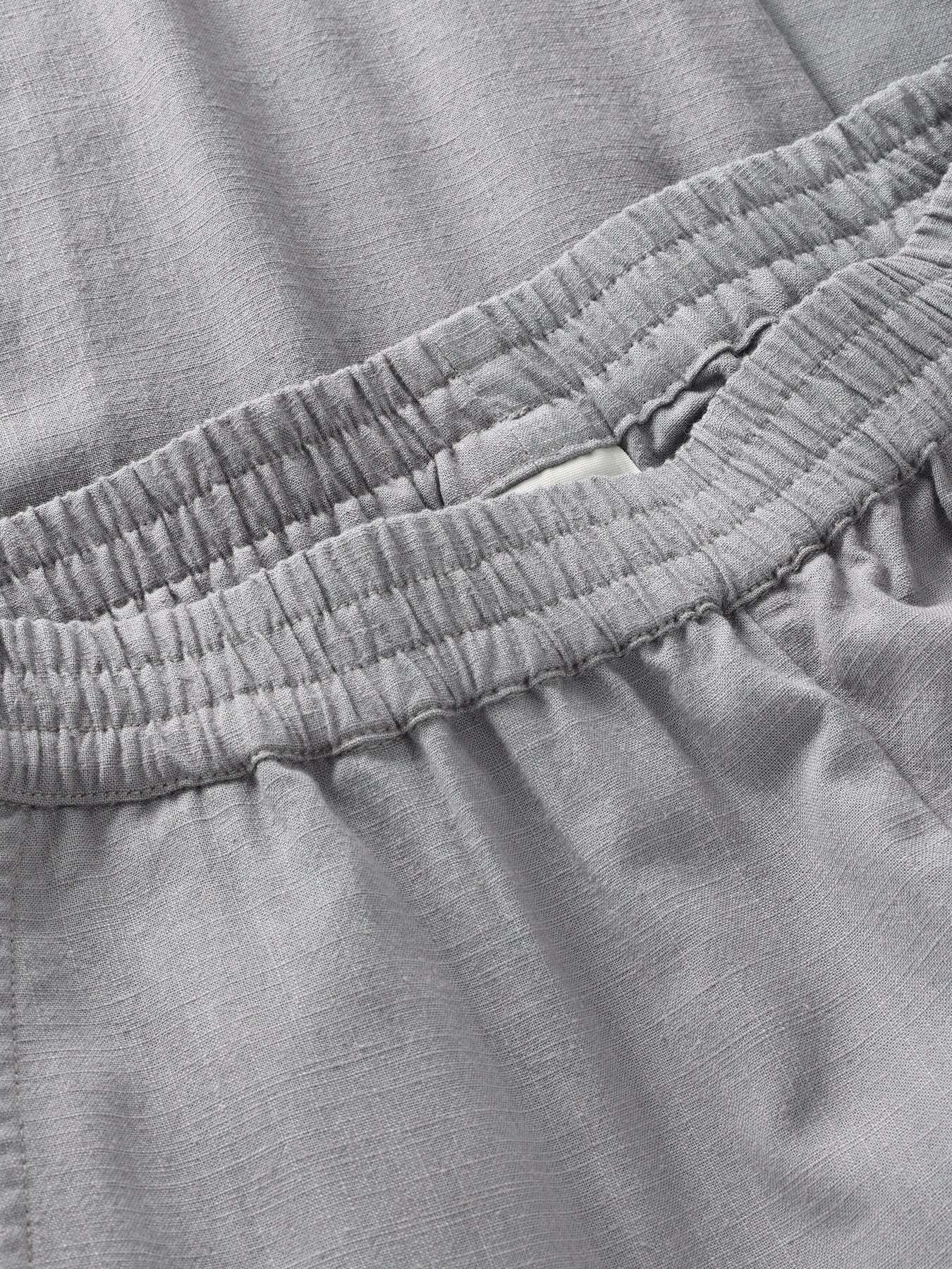 KnowledgeCotton Apparel KnowledgeCotton, Posey Wide Linen Mix Pants, ultimate grey, L