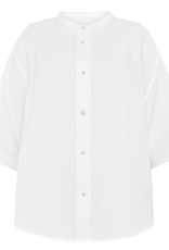 KnowledgeCotton Apparel KnowledgeCotton, Organic Linen Shirt, bright white, L