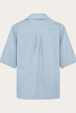KnowledgeCotton Apparel KnowledgeCotton, Loose Linen Mix SS, skyway, S