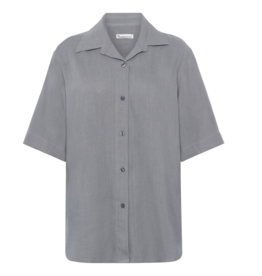 KnowledgeCotton Apparel KnowledgeCotton, Loose Linen Mix SS, ultimate grey, M