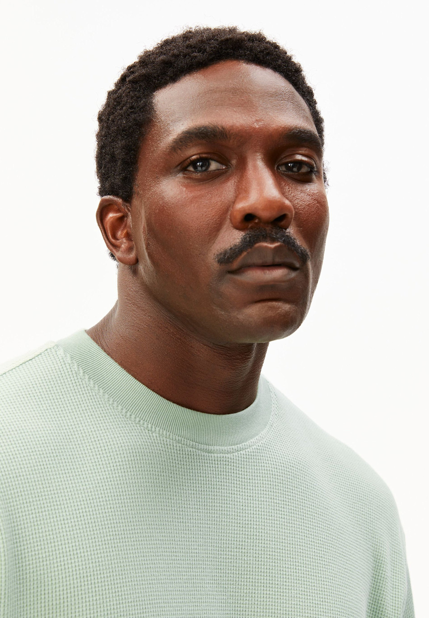 Armedangels Armedangels, Maarkos Waffle T-Shirt, foam, M