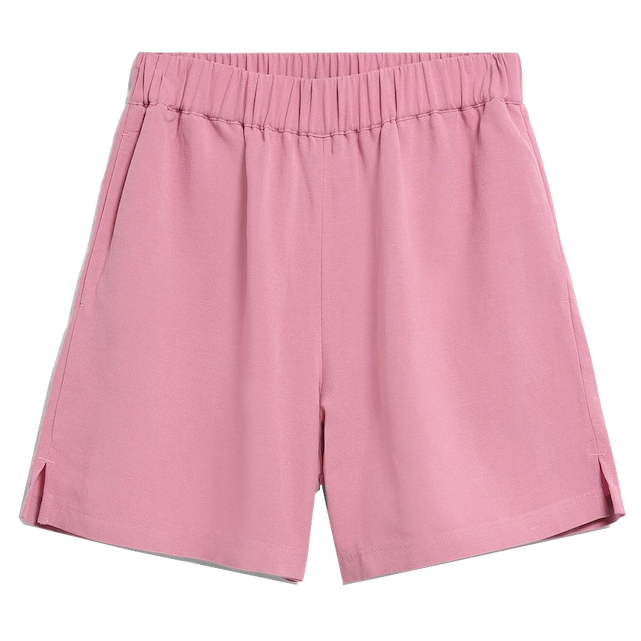Armedangels Armedangels, Linen Blend Pull On Shorts, washed berry, L