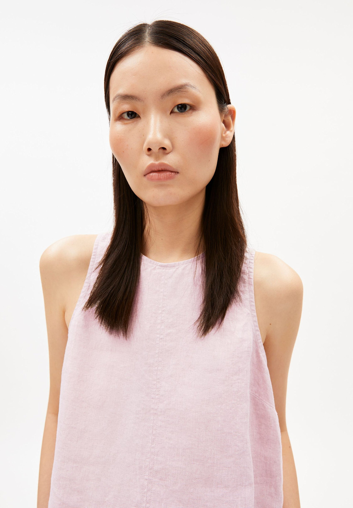 Armedangels Armedangels, Pure Linen Blouse Top, pink mist, S