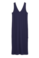 Armedangels Armedangels, Sleeveless Jersey Midi Dress, tinted navy, S