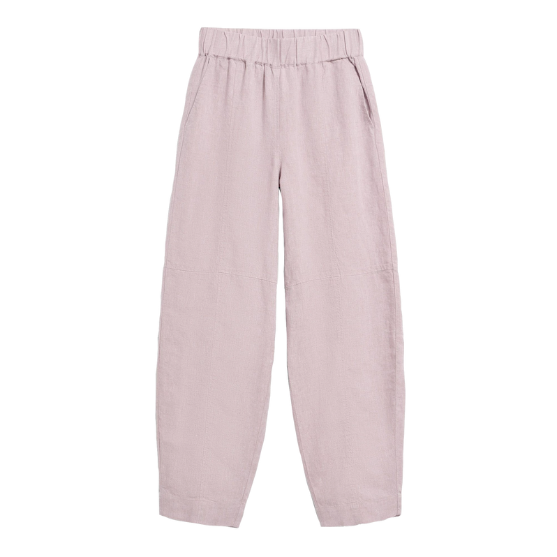 Armedangels Armedangels, Pure Linen  Pull On Barrel Pant, pink mist, M