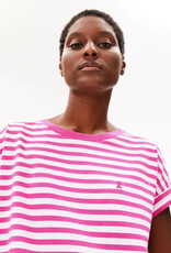 Armedangels Armedangels, Idaara Stripes, white-very berry, L