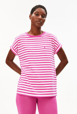 Armedangels Armedangels, Idaara Stripes, white-very berry, M