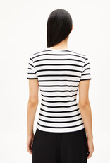 Armedangels Armedangels, Kardaa Stripes, white-black, S