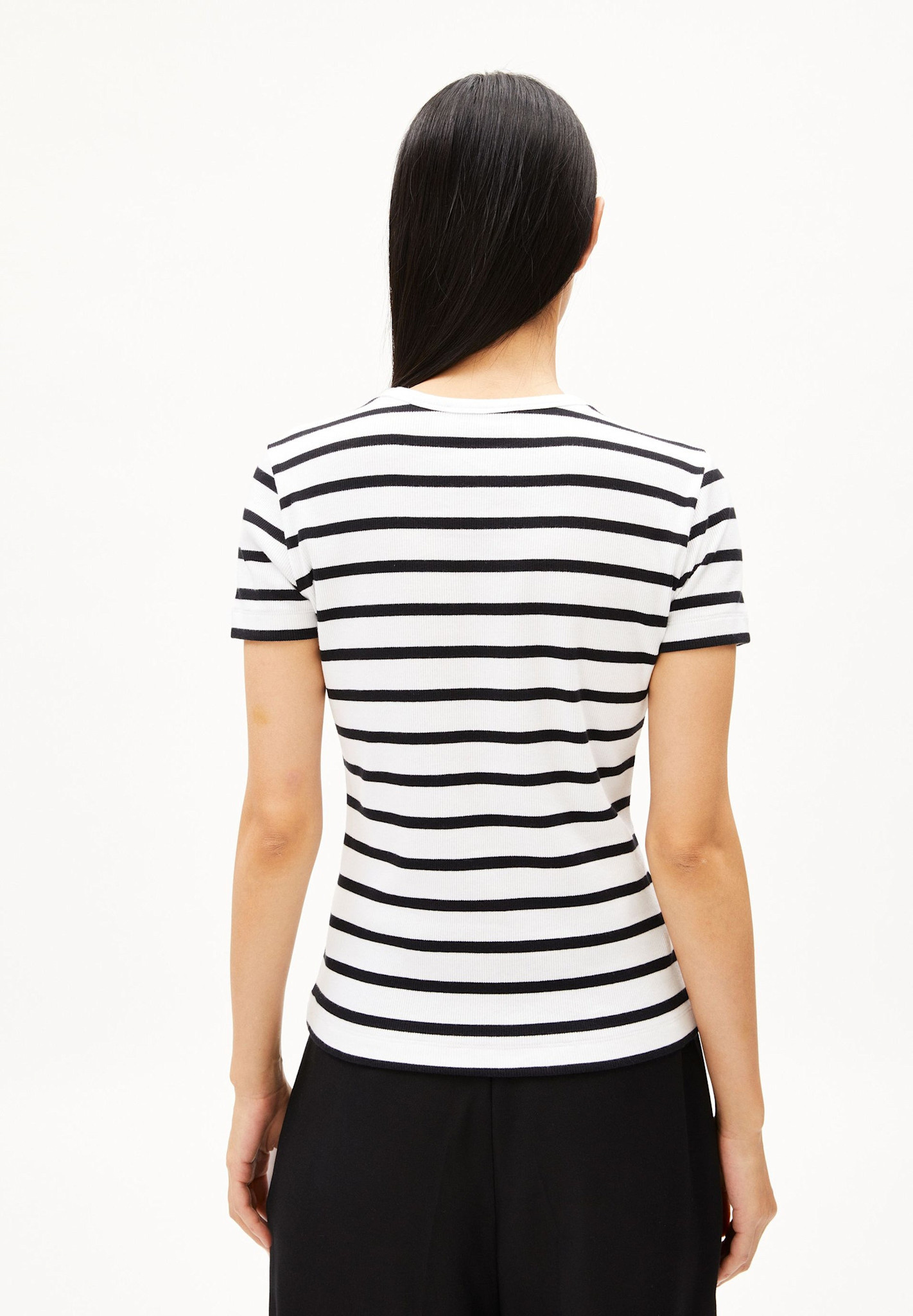 Armedangels Armedangels, Kardaa Stripes, white-black, XS