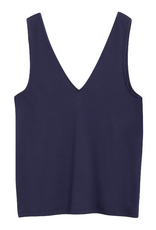 Armedangels Armedangels, V-Neck Jersey Top, tinted navy, L