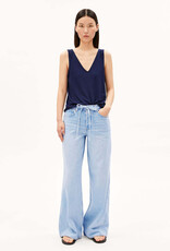 Armedangels Armedangels, V-Neck Jersey Top, tinted navy, L