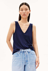 Armedangels Armedangels, V-Neck Jersey Top, tinted navy, M