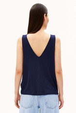 Armedangels Armedangels, V-Neck Jersey Top, tinted navy, M