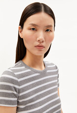 Armedangels Armedangels, Kardaa Stripes, silver melange-white, XS