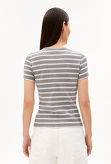 Armedangels Armedangels, Kardaa Stripes, silver melange-white, XS
