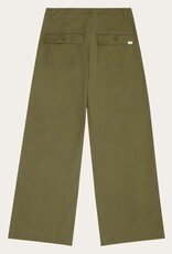 KnowledgeCotton Apparel KnowledgeCotton, Posey Wide Slub Pants, burned olive, XS
