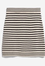 Armedangels Armedangels, Stripe Mini Knit Skirt, undyed black, M