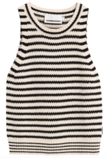Armedangels Armedangels, Stripe Knit Top, undyed black, M
