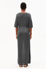Armedangels Armedangels, Linen Blend Maxi Knit Dress, space steel, L