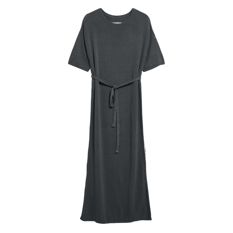 Armedangels Armedangels, Linen Blend Maxi Knit Dress, space steel, S