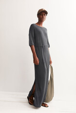 Armedangels Armedangels, Linen Blend Maxi Knit Dress, space steel, XS