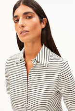 Armedangels Armedangels, Nalitaa Striped Blouse, oatmilk-black, L
