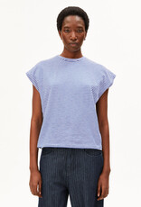 Armedangels Armedangels, Slub Jersey Stripe T-Shirt, oatmilk-dynamo blue, S