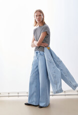 Armedangels Armedangels, Slub Jersey Stripe T-Shirt, black-oatmilk, M