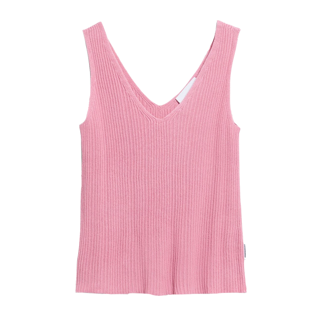 Armedangels Armedangels, Linen Blend Knit Top, washed berry, M