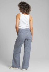 Dedicated Dedicated, Vara Work Stripe, blue, XS