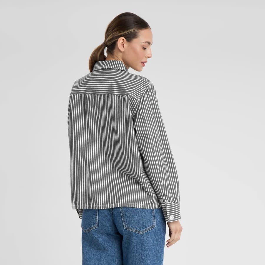 Dedicated Dedicated, Stiby Work Stripe, blue, L