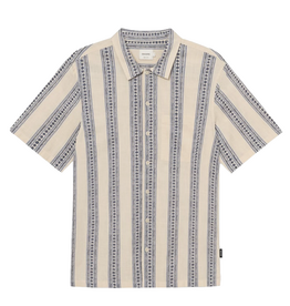 Dedicated Dedicated, Brantevik Floral Stripe, blue, XL