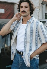 Dedicated Dedicated, Brantevik Floral Stripe, blue, S