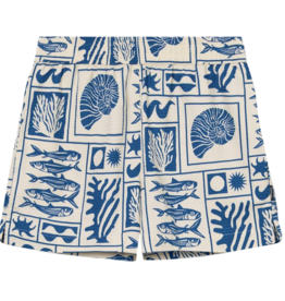 Dedicated Dedicated, Aspudden Ocean Squares, oat white, XS