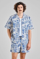 Dedicated Dedicated, Essingen Ocean Squares, oat white, L