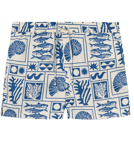 Dedicated Dedicated, Essingen Ocean Squares, oat white, S