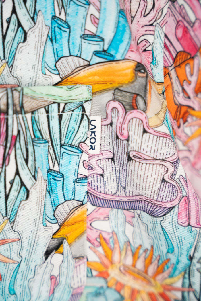 Lakor Lakor, Underwater Garden SS, multi color, XL